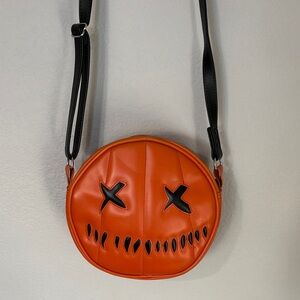 Trick or Treat Sam O Lantern Kenny Avila Crossbody Purse Pumpkin
